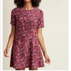 Compania Fantastica Paisley Baby Corduroy Dress